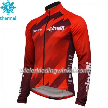 Wielershirt 2018 Cinelli Chrome N001 Winter Thermal Fleece